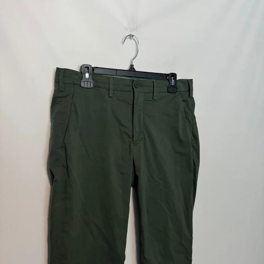Polo Ralph Lauren Performance Pants Mens 31x30 Green Straight Fit Chino Stretch
